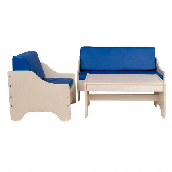 Everyday Lounge Set - Blue Cushions - RTA. Picture 8