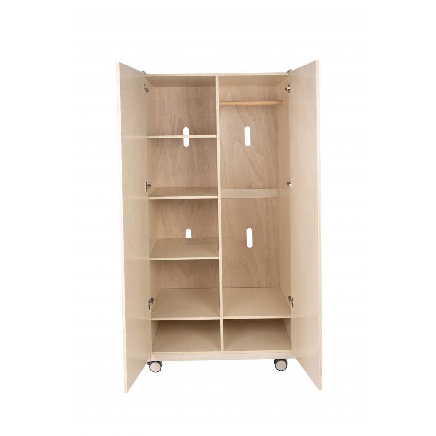 Mobile Teacher's Locking Storage Cabinet - RTA. Picture 2