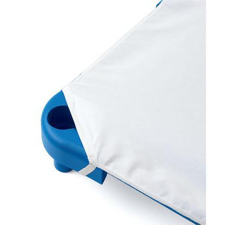 Value Line™ White Cot Sheet – Standard Size. Picture 1