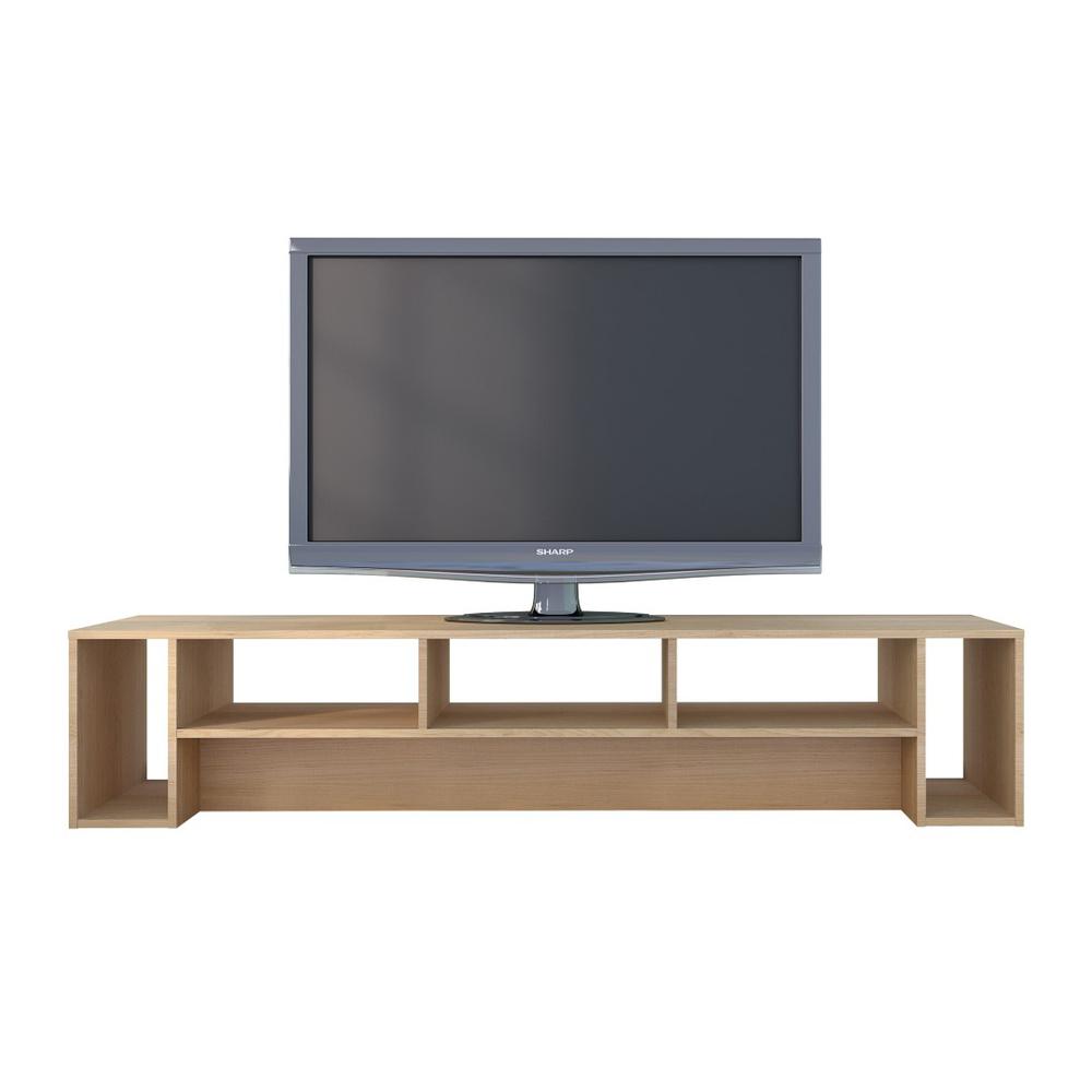 72-Inch Tv Stand, Natural Maple. Picture 1
