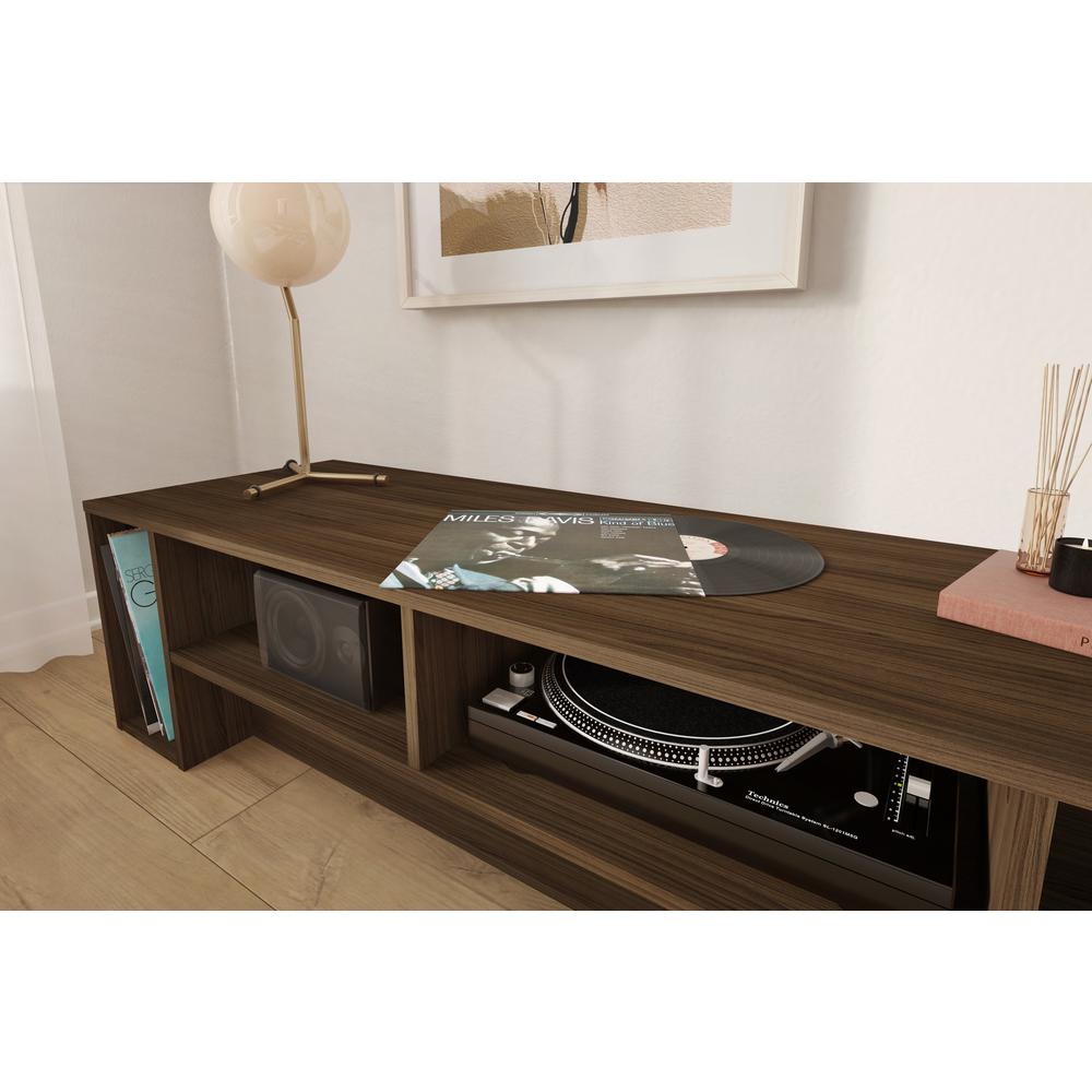 72-Inch Tv Stand, Walnut. Picture 4