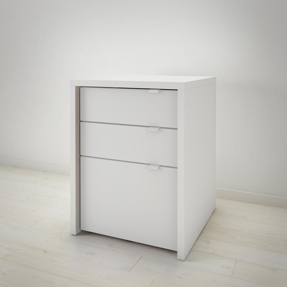 Multi-Purpose Storage Office Storage And Filling Cabinet, White. Picture 2