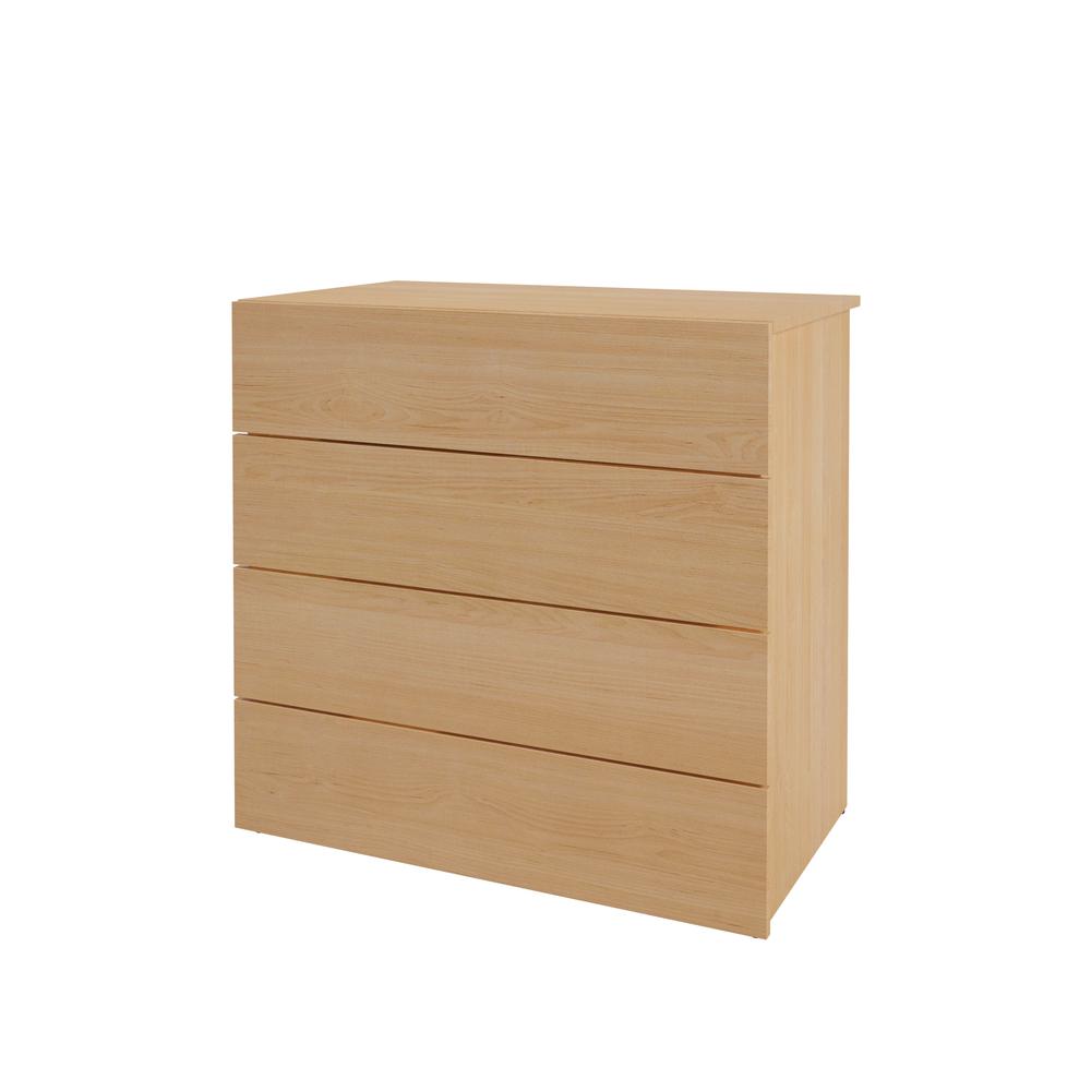 4-Drawer Dresser Chest, Natural Maple. Picture 1