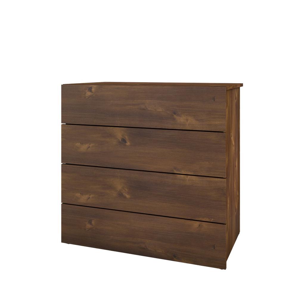 4-Drawer Dresser Chest, Truffle. Picture 1