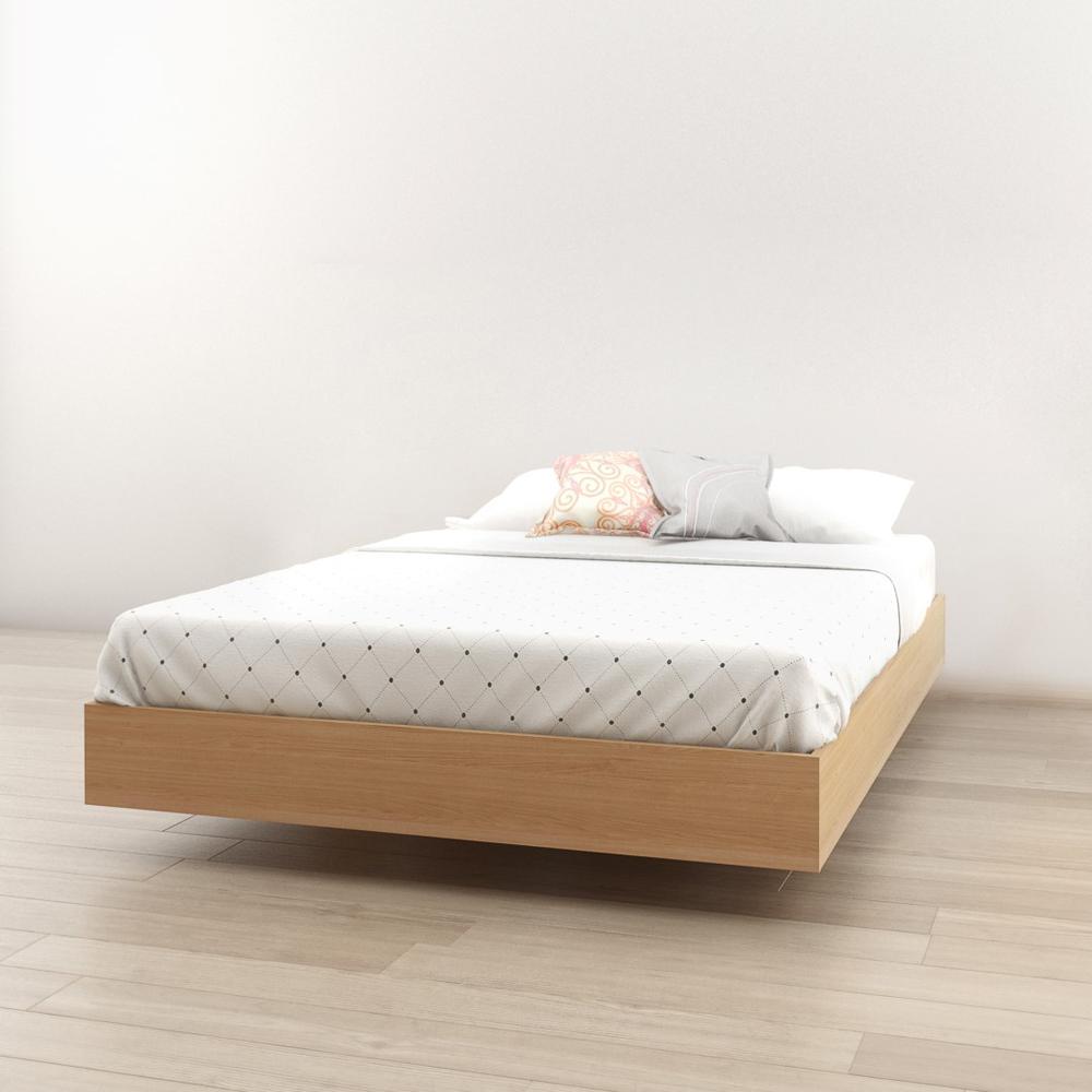 Platform Bed Frame, Full|Natural Maple. Picture 2