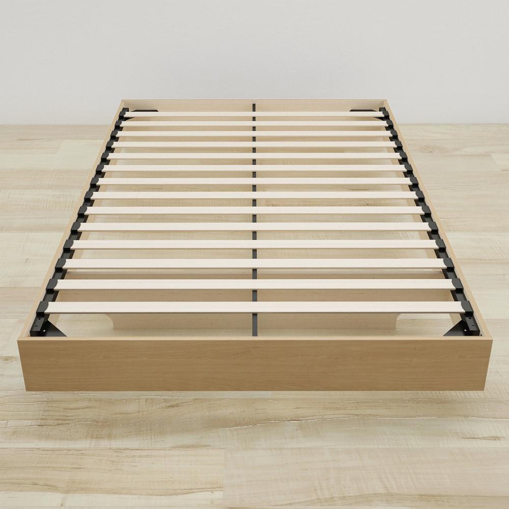 Platform Bed Frame, Full|Natural Maple. Picture 4