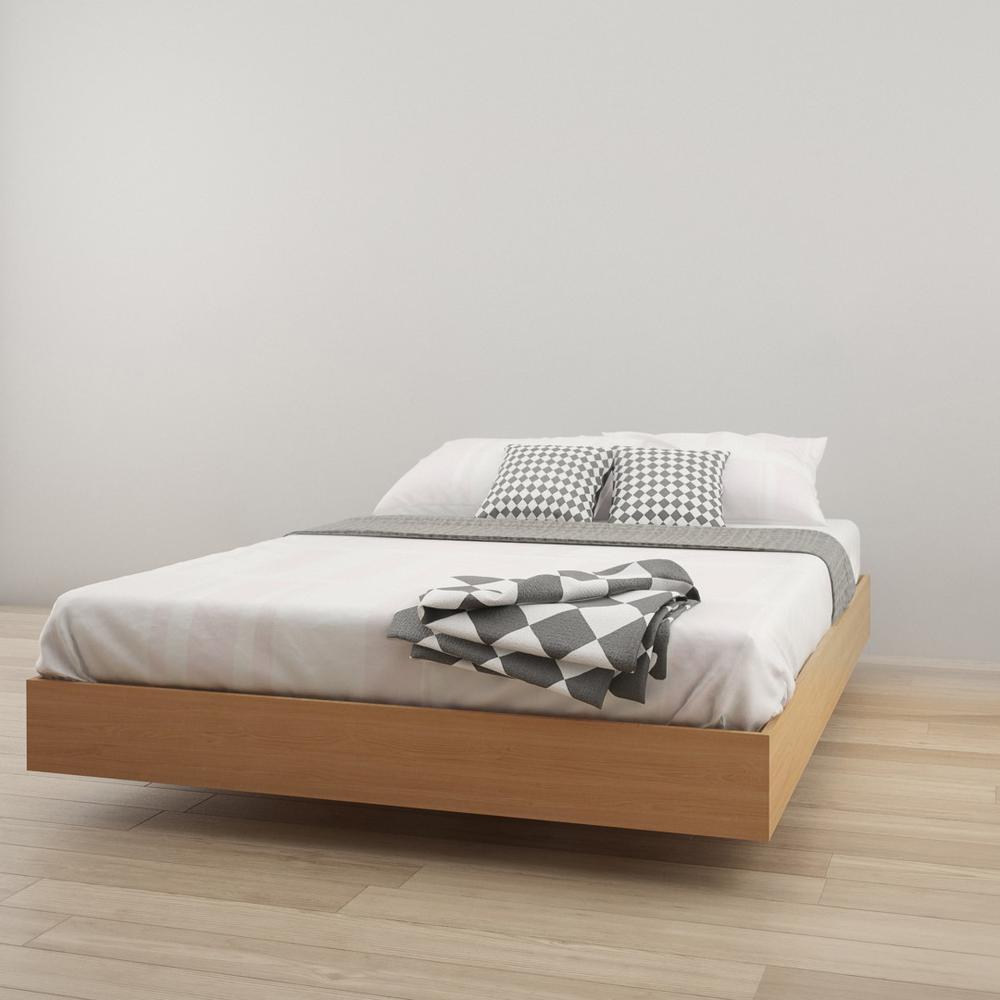Platform Bed Frame, Queen|Natural Maple. Picture 2