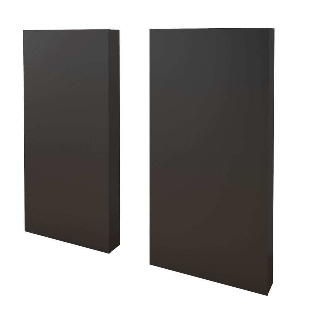 Headboard Extension Panels , Black. Picture 1