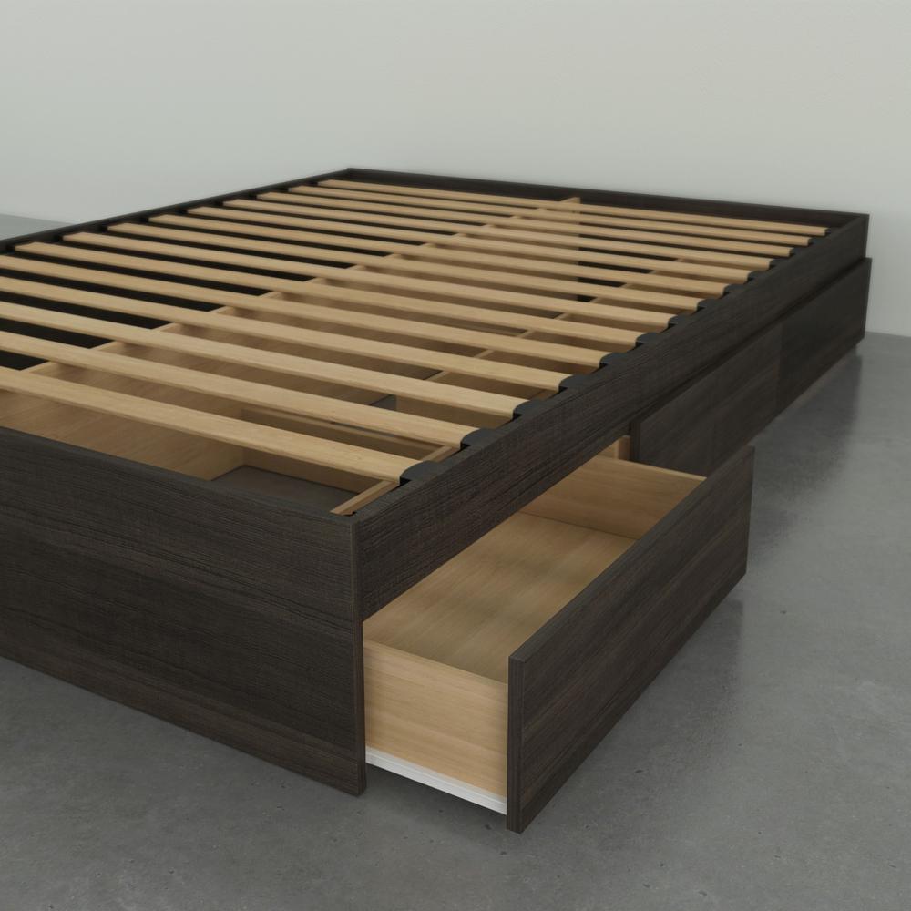 3-Drawer Storage Bed Frame, Full|Ebony. Picture 7