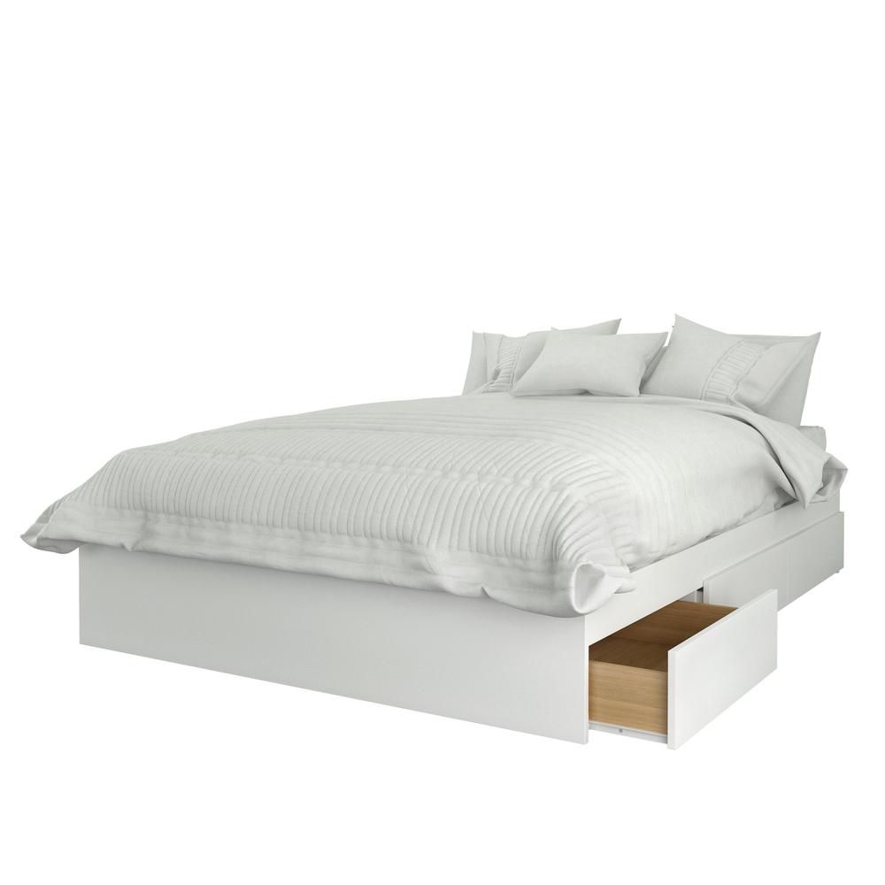 Nexera 2 Piece Full Size Bedroom Set, White. Picture 1