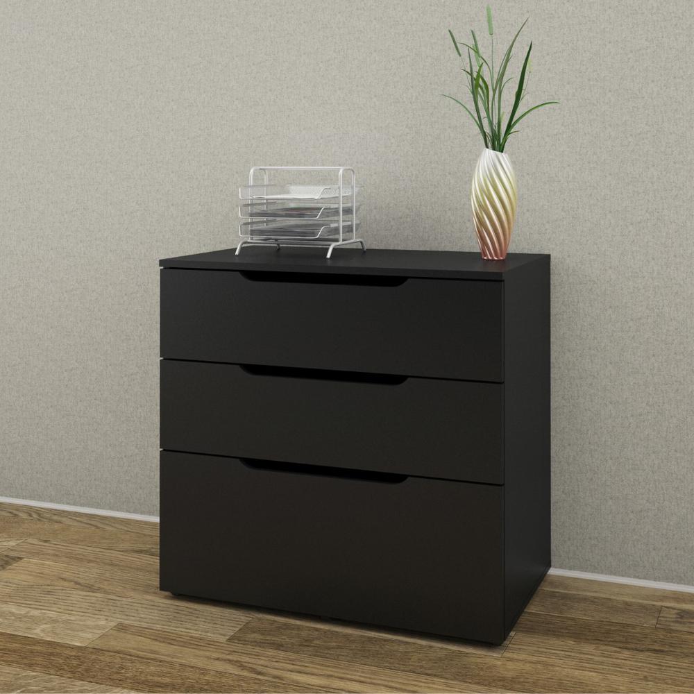 Multi-Purpose Storage Office Storage And Filling Cabinet, Black. Picture 4