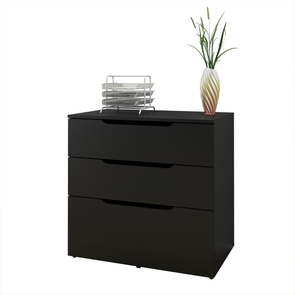 Multi-Purpose Storage Office Storage And Filling Cabinet, Black. Picture 1