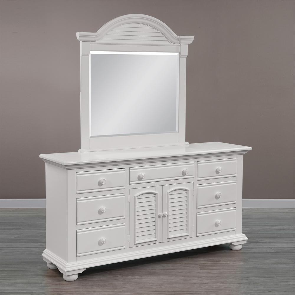 Cottage Traditions Triple Dresser and Dressing Mirror Combo. Picture 4
