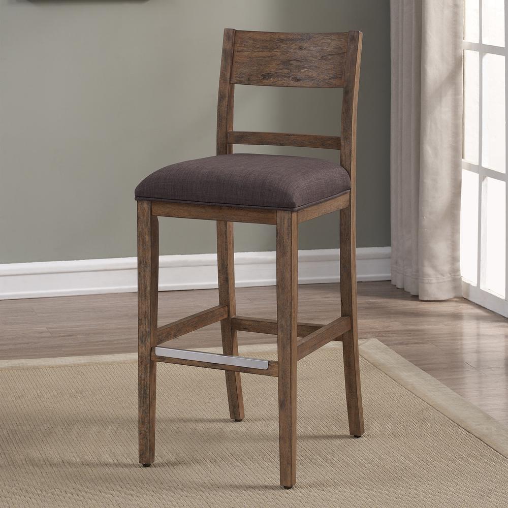 Talia Bar Stool - Brown. Picture 4