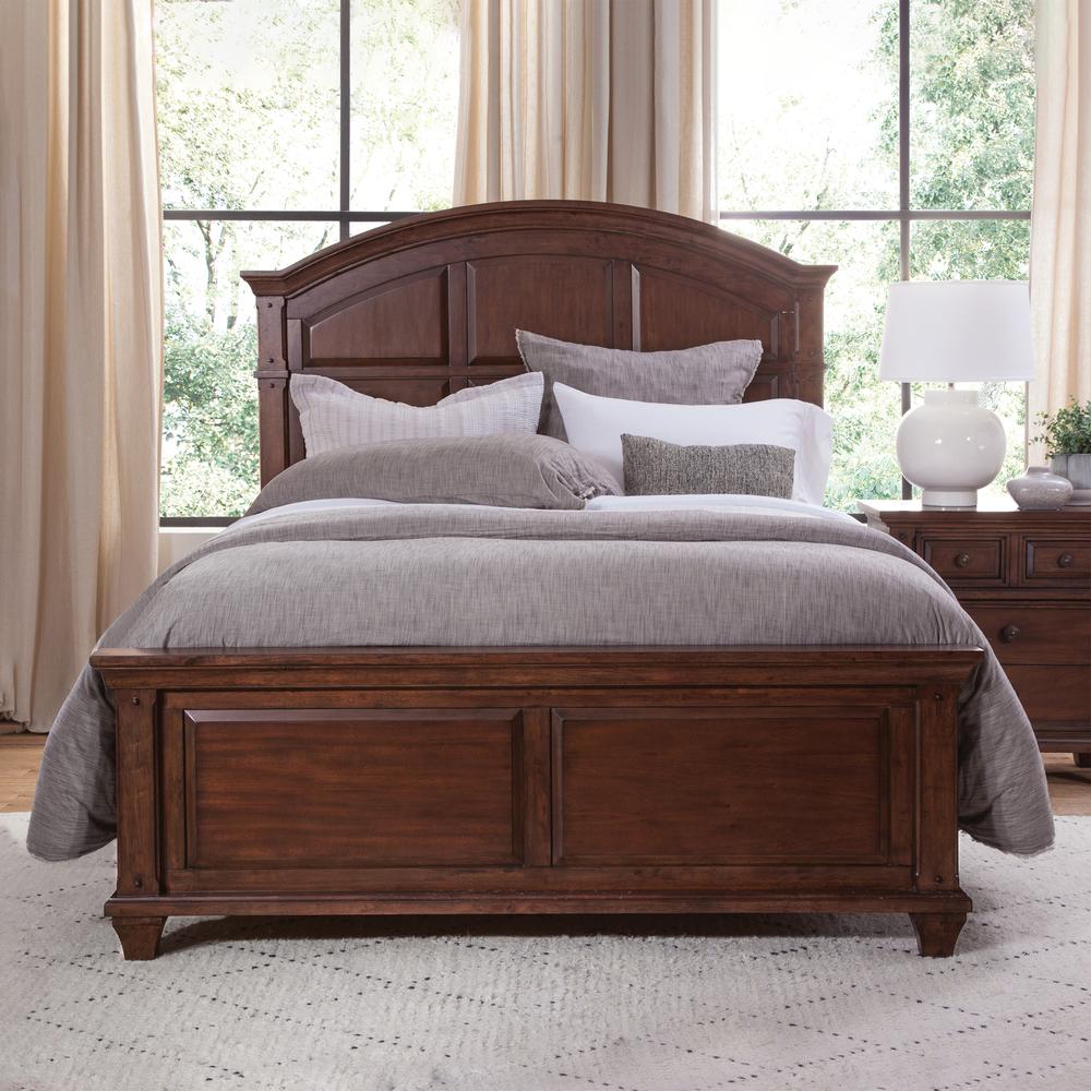 Sedona Cherry Complete Queen Bed. Picture 3