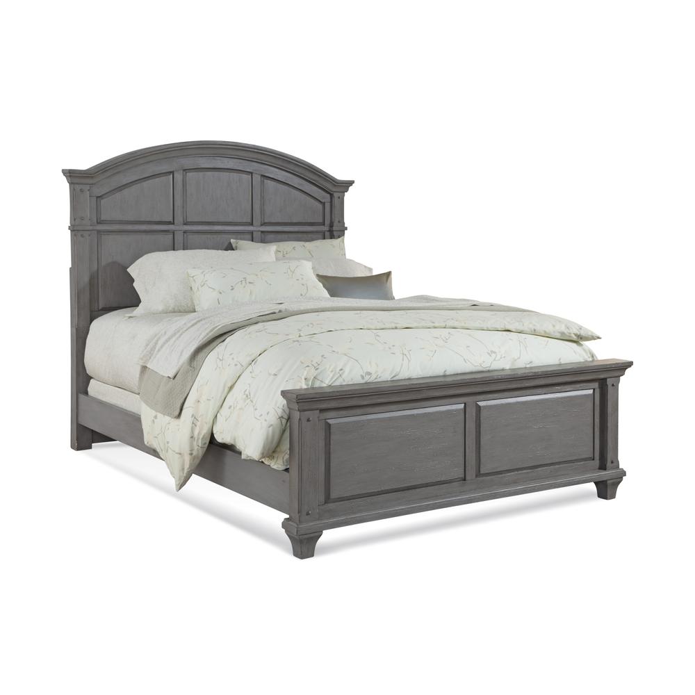 Sedona Vintage Style King Bed Heritage Gray. Picture 1