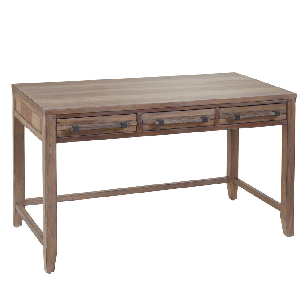 Aurora 50" Writing Desk - Weathered Grey. Picture 5