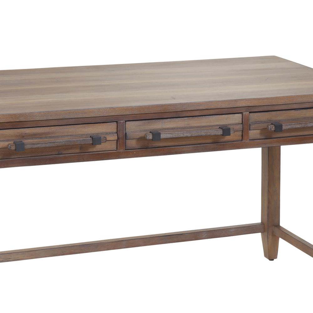 Aurora 50" Writing Desk - Weathered Grey. Picture 4