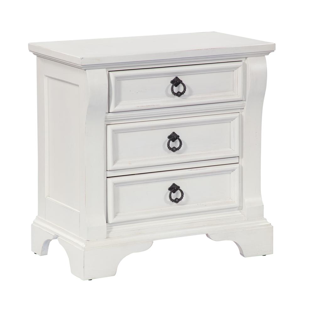Heirloom Antique White Nightstand. Picture 1