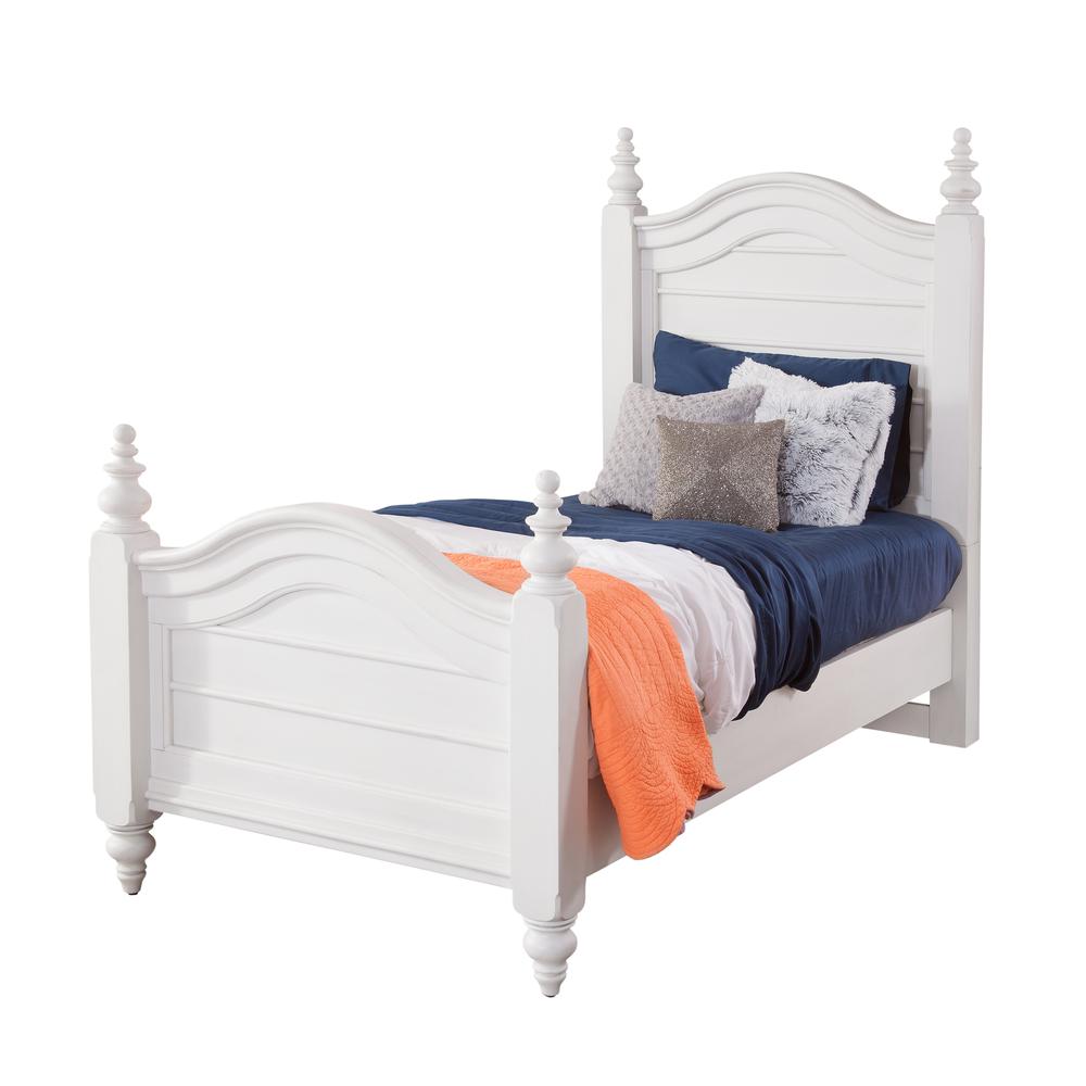 Rodanthe Twin Panel Bed White. Picture 1