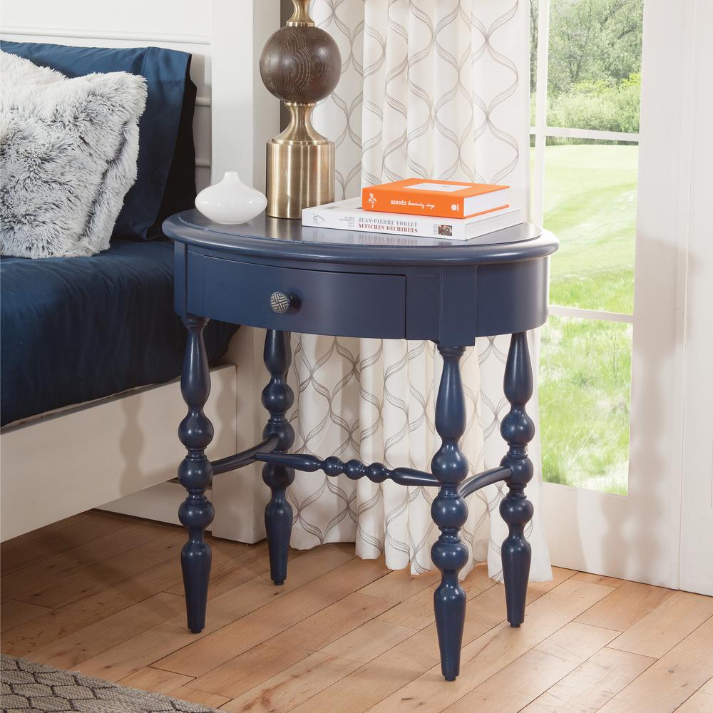 Rodanthe Accent Table Blue. Picture 3