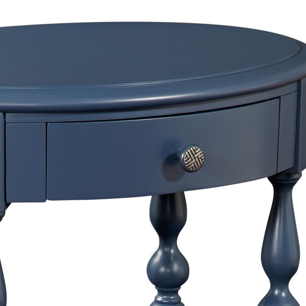 Rodanthe Accent Table Blue. Picture 2