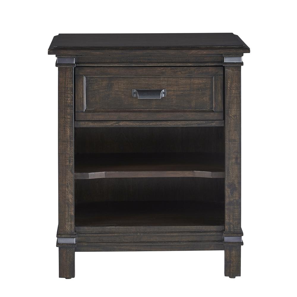 Farmwood 1 Drawer Nightstand. Picture 1