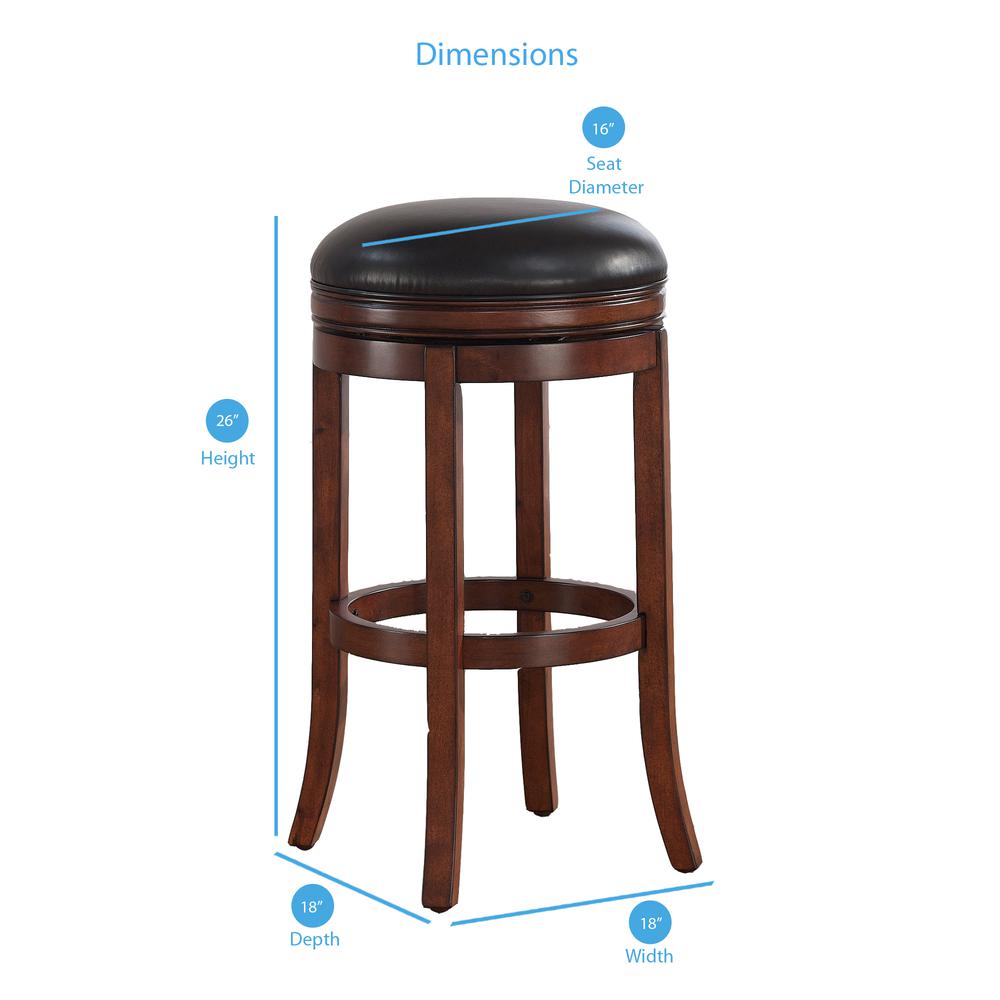 Stella Backless Counter Stool. Picture 4