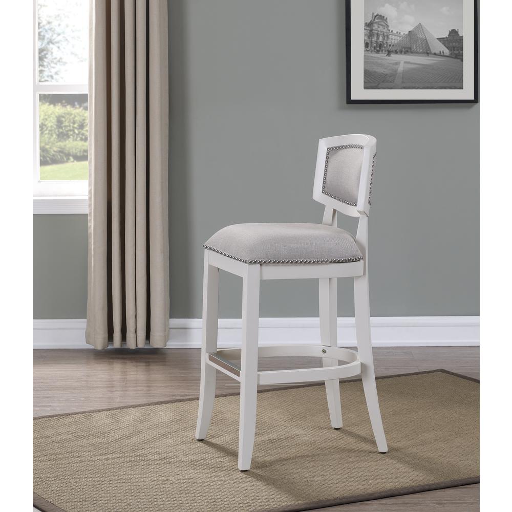 Amelia Counter Stool, Off White. Picture 1