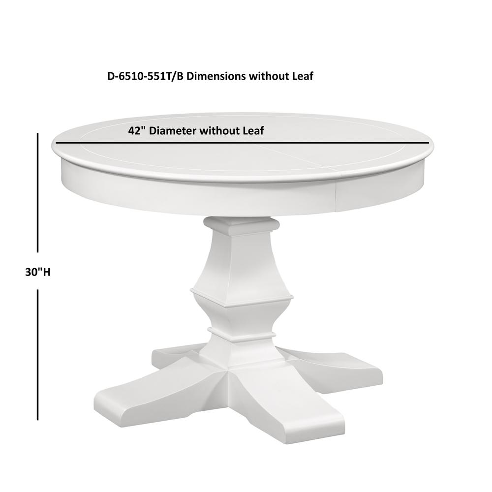 Cottage Traditions Round Pedestal Dining Table. Picture 3