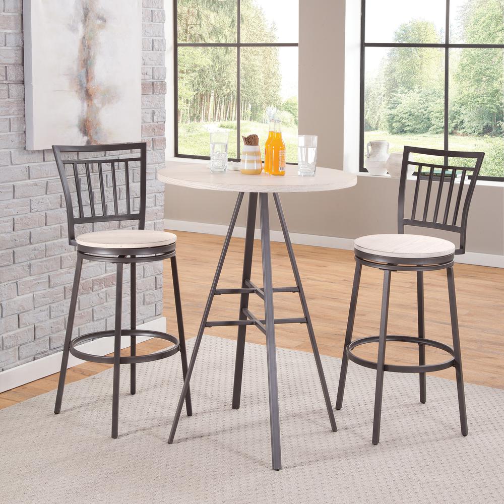 Jacey 3PC Pub Height Table Set. Picture 1
