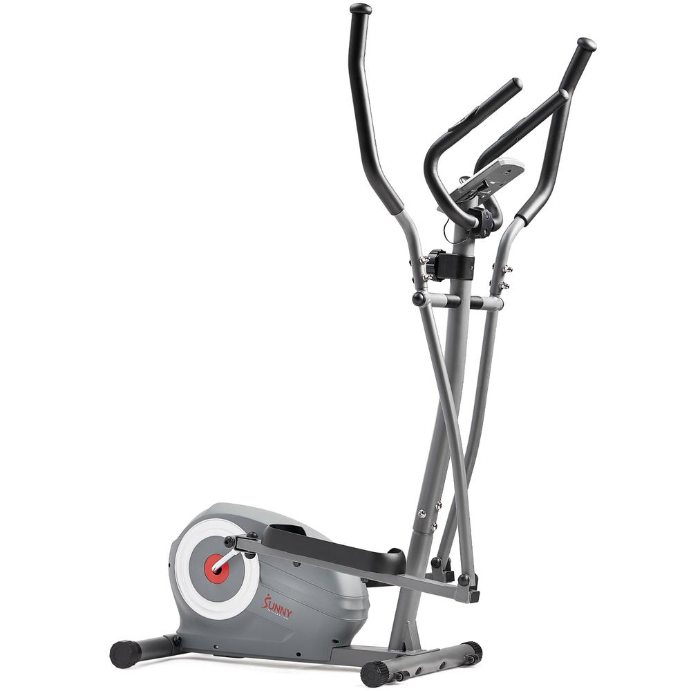 Sunny Health & Fitness Essentials Series Magnetic Smart Elliptical with Exclusive SunnyFit® App Enhanced Bluetooth Connectivity. Picture 1