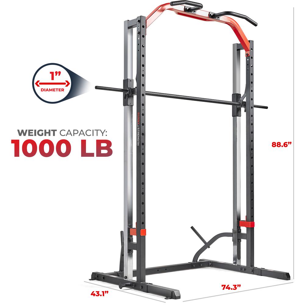 Sunny Health & Fitness Smith Machine Squat Rack Essential Series – SF-XF920020. Picture 5