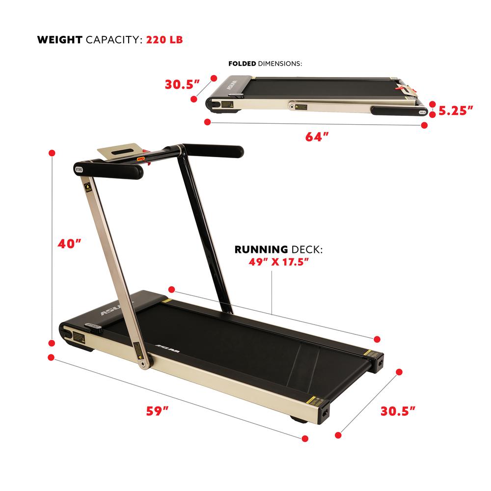 ASUNA Slim Folding Motorized Treadmill. Picture 5