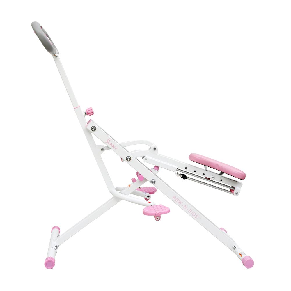 Sunny Health & Fitness Upright Row-N-Ride® Exerciser in Pink – P2100. Picture 6