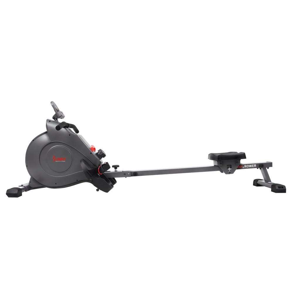 Sunny Health & Fitness SMART Compact Foldable Magnetic Rowing Machine with Bluetooth Connectivity - SF-RW522016. Picture 12