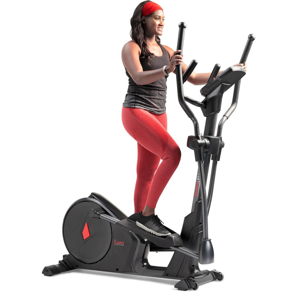 Sunny Health & Fitness Premium Elliptical Exercise Machine Smart Trainer with Exclusive SunnyFit® App Enhanced Bluetooth Connectivity. Picture 3