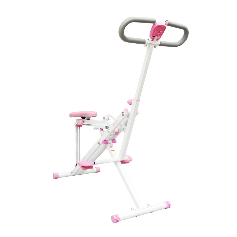 Sunny Health & Fitness Upright Row-N-Ride® Exerciser in Pink – P2100. Picture 9