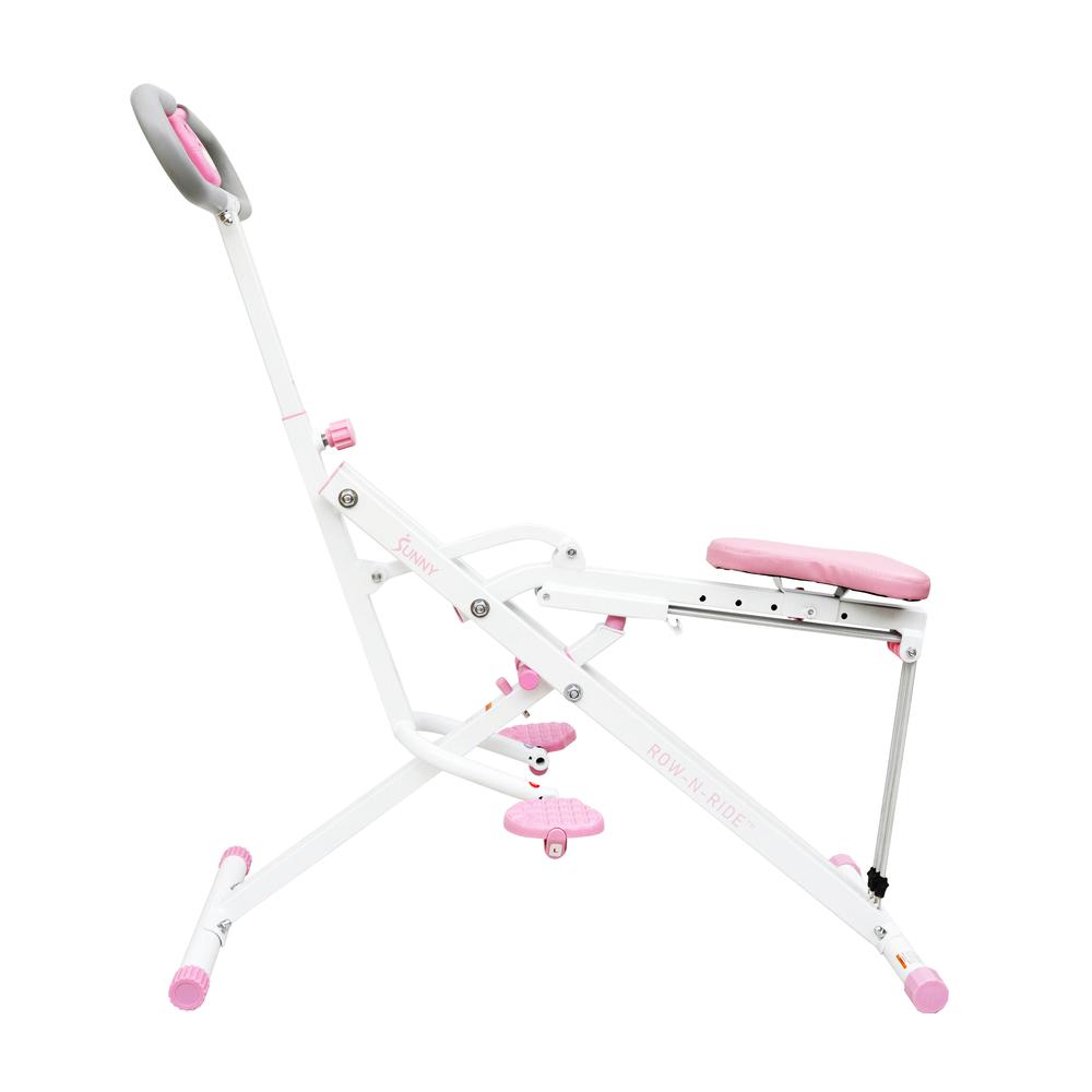 Sunny Health & Fitness Upright Row-N-Ride® Exerciser in Pink – P2100. Picture 2