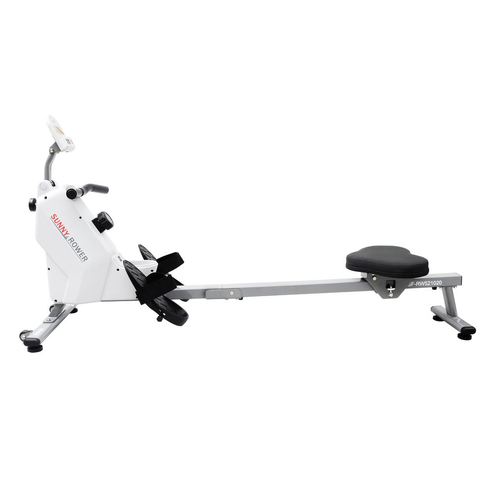 Sunny Health & Fitness SMART Compact Foldable Magnetic Rowing Machine with Bluetooth Connectivity - SF-RW521020. Picture 9