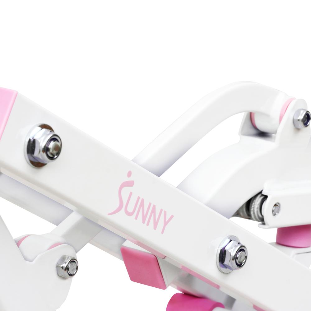 Sunny Health & Fitness Upright Row-N-Ride® Exerciser in Pink – P2100. Picture 21