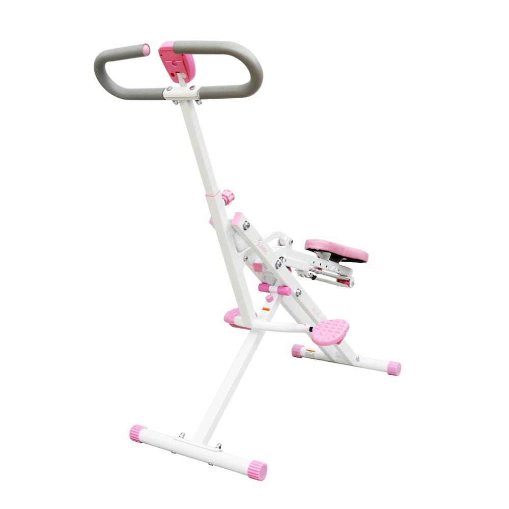 Sunny Health & Fitness Upright Row-N-Ride® Exerciser in Pink – P2100. Picture 10