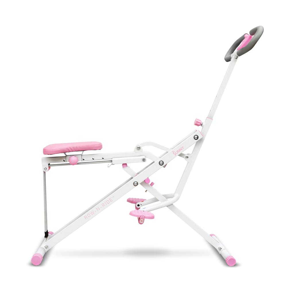Sunny Health & Fitness Upright Row-N-Ride® Exerciser in Pink – P2100. Picture 18