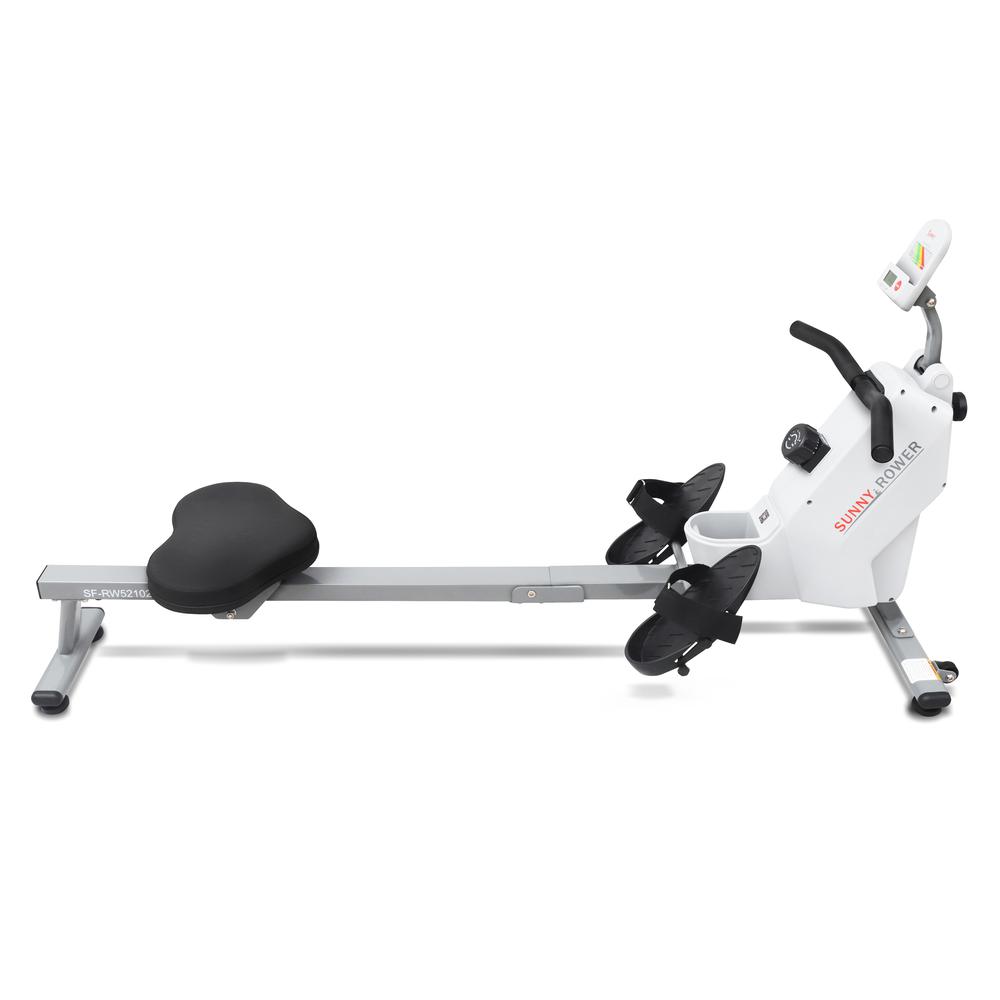 Sunny Health & Fitness SMART Compact Foldable Magnetic Rowing Machine with Bluetooth Connectivity - SF-RW521020. Picture 4