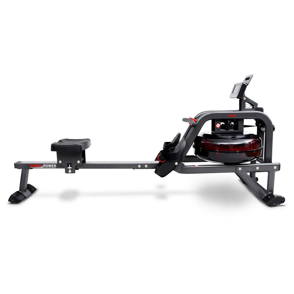 Sunny Health & Fitness Smart Obsidian Surge 500 m Water Rowing Machine - SF-RW5713SMART. Picture 7