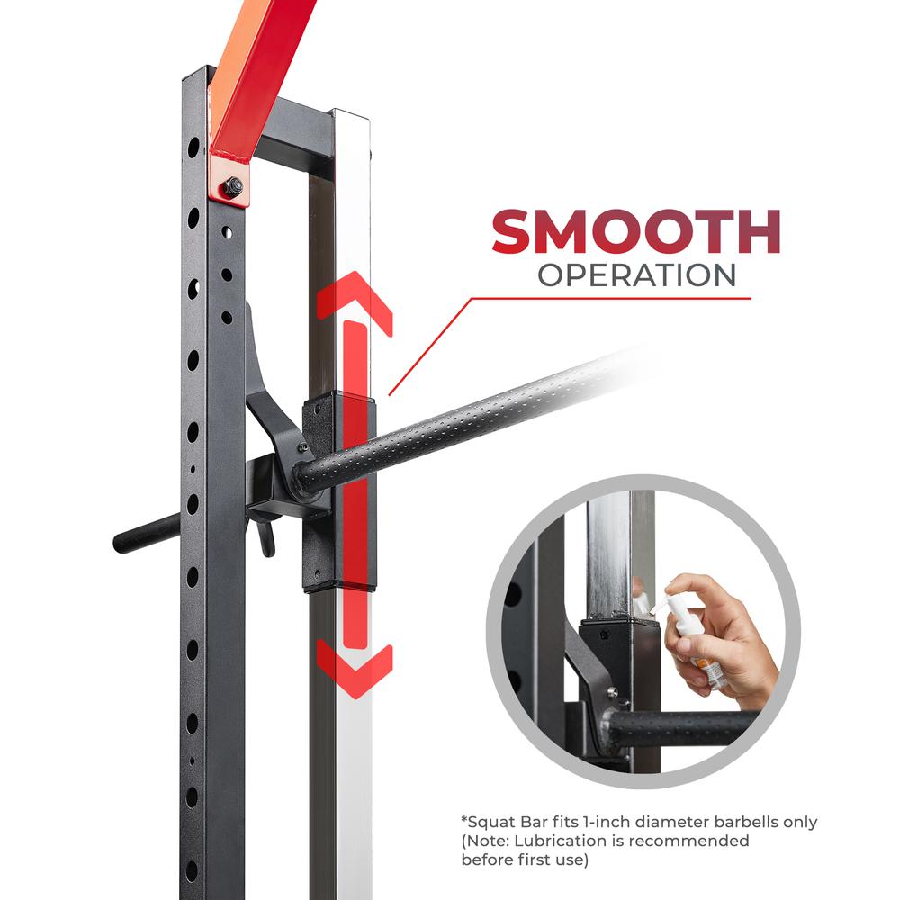 Sunny Health & Fitness Smith Machine Squat Rack Essential Series – SF-XF920020. Picture 11