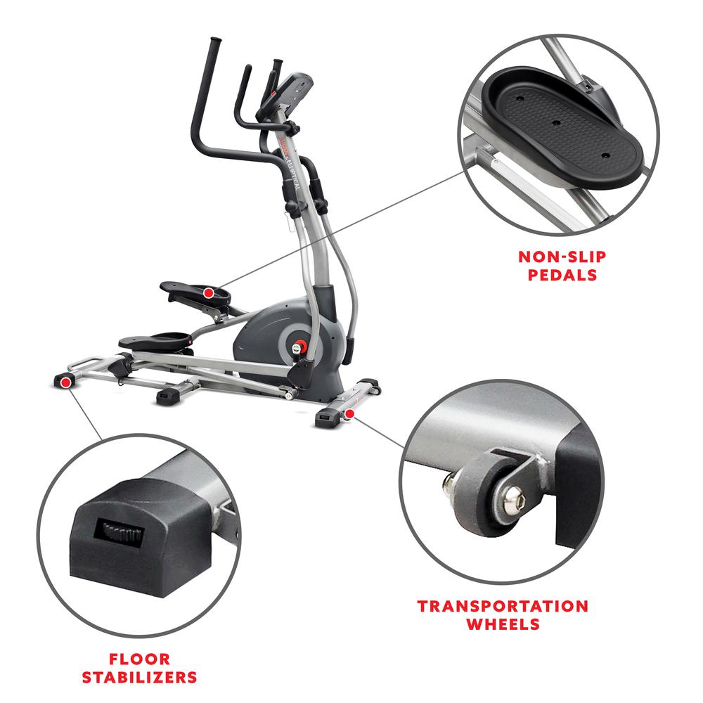 Sunny Health & Fitness Elite Interactive Series Cross Trainer Elliptical and Exclusive SunnyFit® App Enhanced Bluetooth Connectivity – SF-E320048. Picture 8