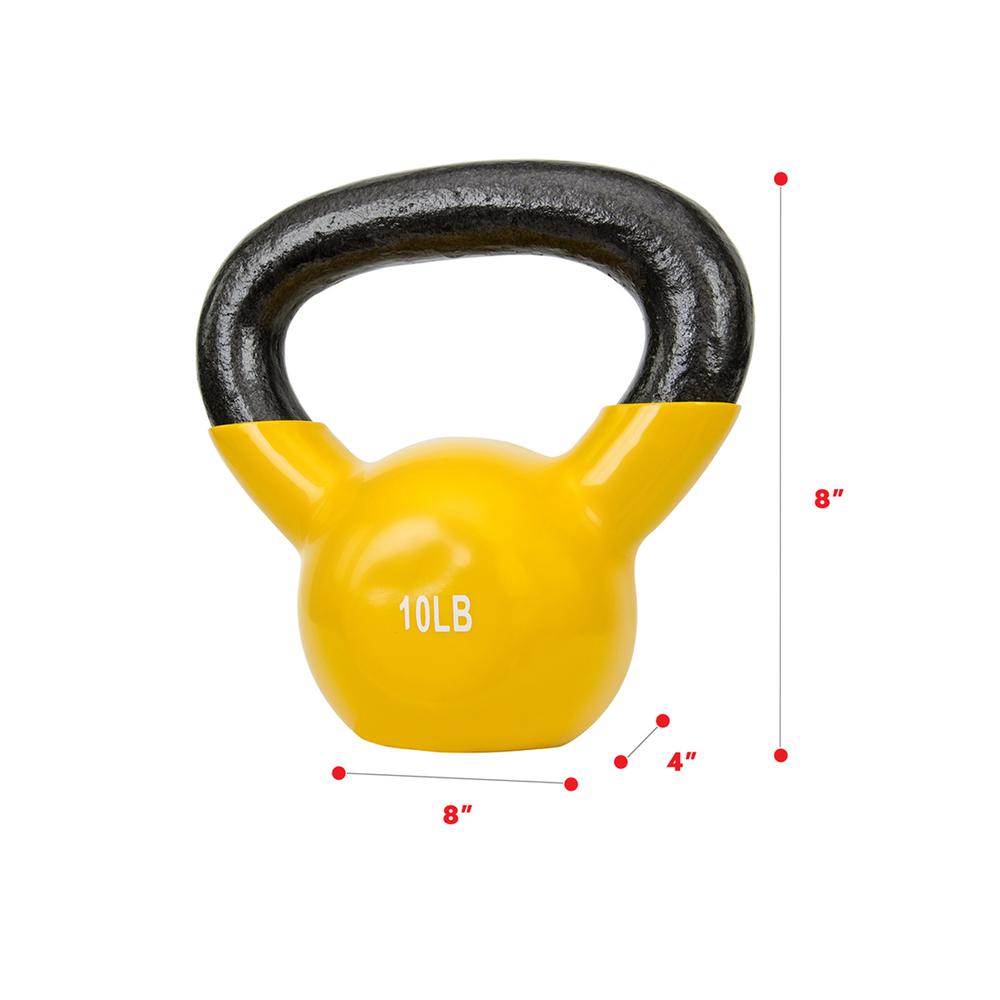 Vinyl Coated Kettle Bell - 10Lbs. Picture 2