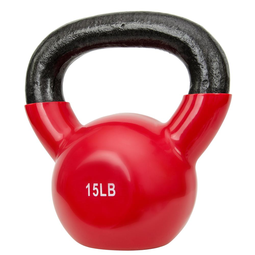 Vinyl Coated Kettle Bell - 15Lbs. Picture 3