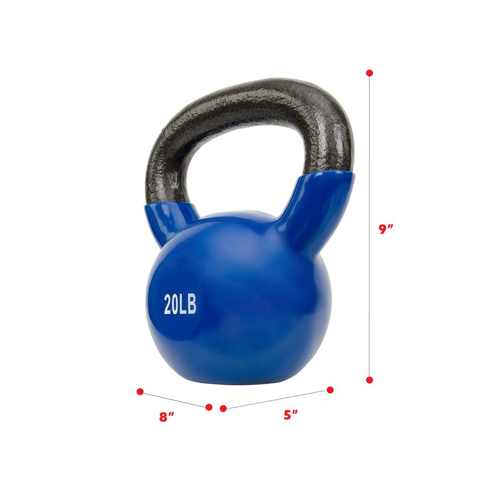 Vinyl Coated Kettle Bell - 20Lbs. Picture 2
